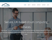 Tablet Screenshot of cloudserve.co.uk